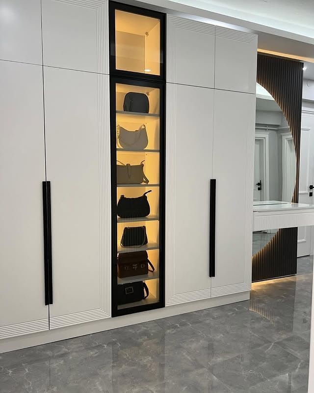 Custom fitted wardrobe project in lagos