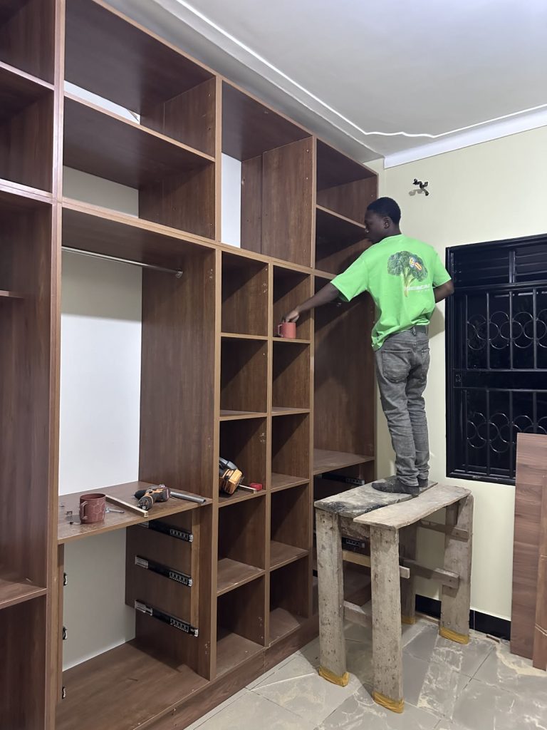 Custom fitted wardrobe project