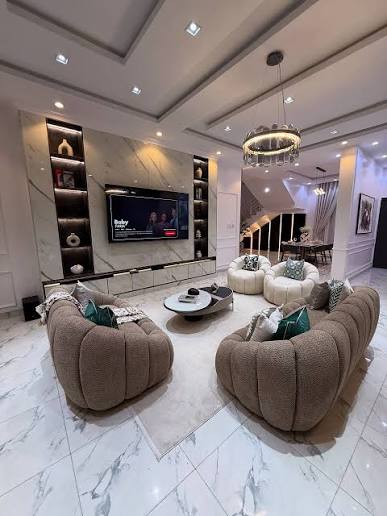 Luxury interior finishing project in Lagos