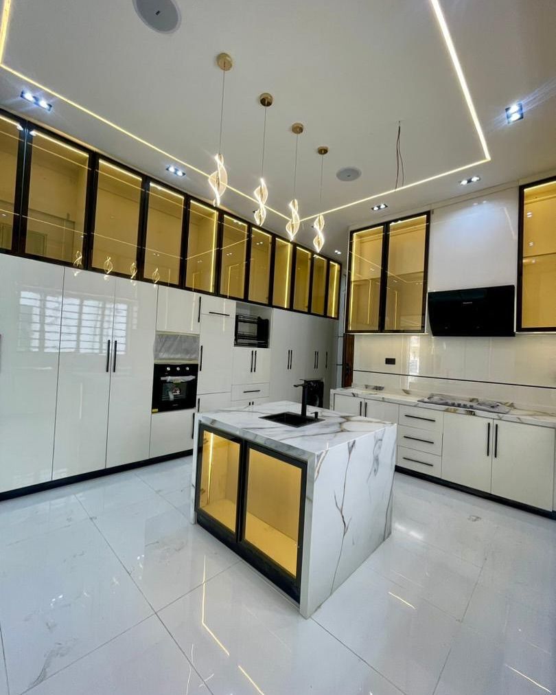 luxury kitchen cabinet in lagos